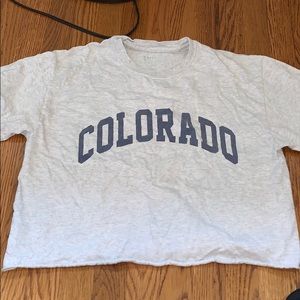 Crop brandy Colorado T-shirt